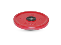 Диски цветные Barbell Евро-Классик 25кг (красный)