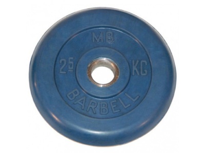 Блин синий 2.5 кг, 31мм (MB Barbell)