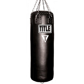 Кожаный мешок для бокса TITLE - 45 кг