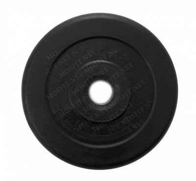 Диск Антат обрезиненный 26 мм 2,5 кг, черный